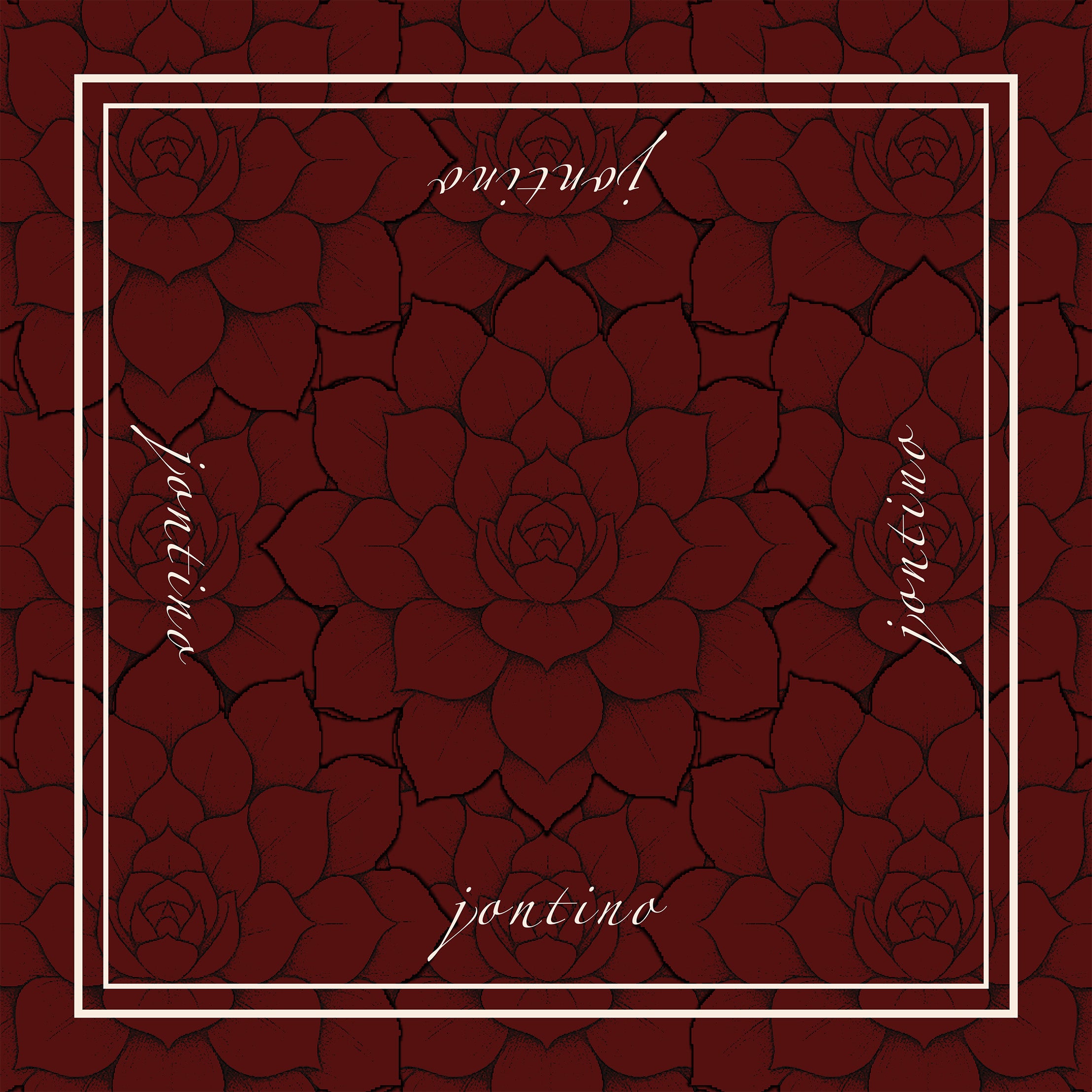silva red ⁓ mulberry silk scarf