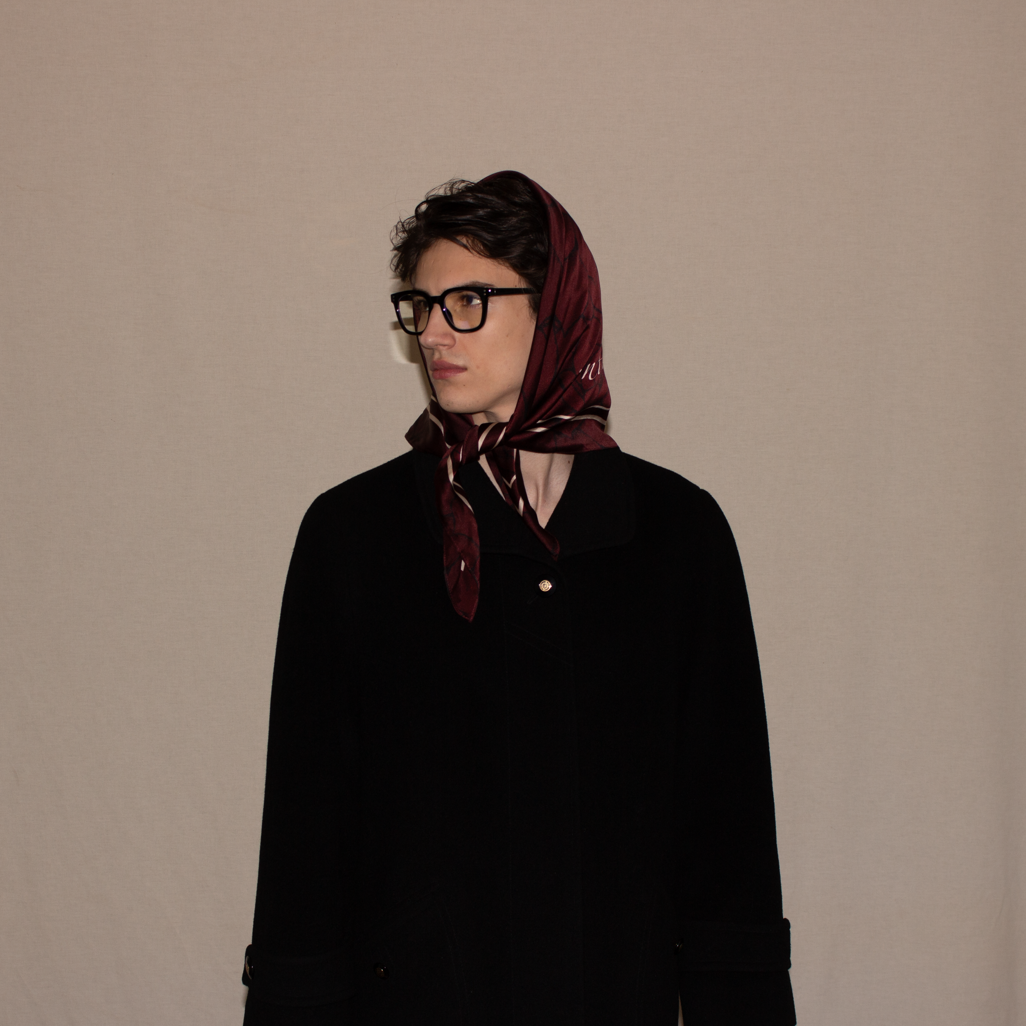 silva red ⁓ mulberry silk scarf
