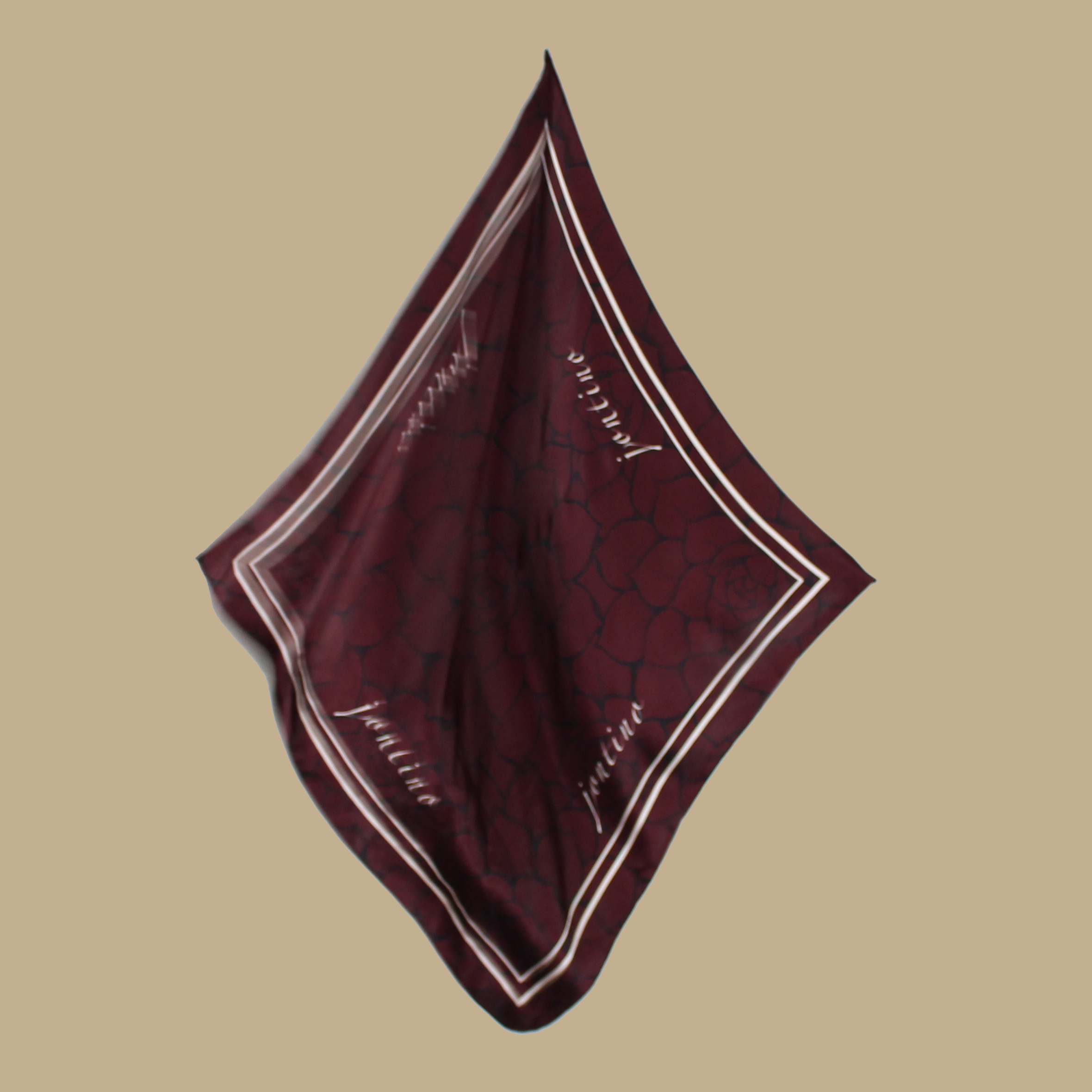 silva red ⁓ mulberry silk scarf