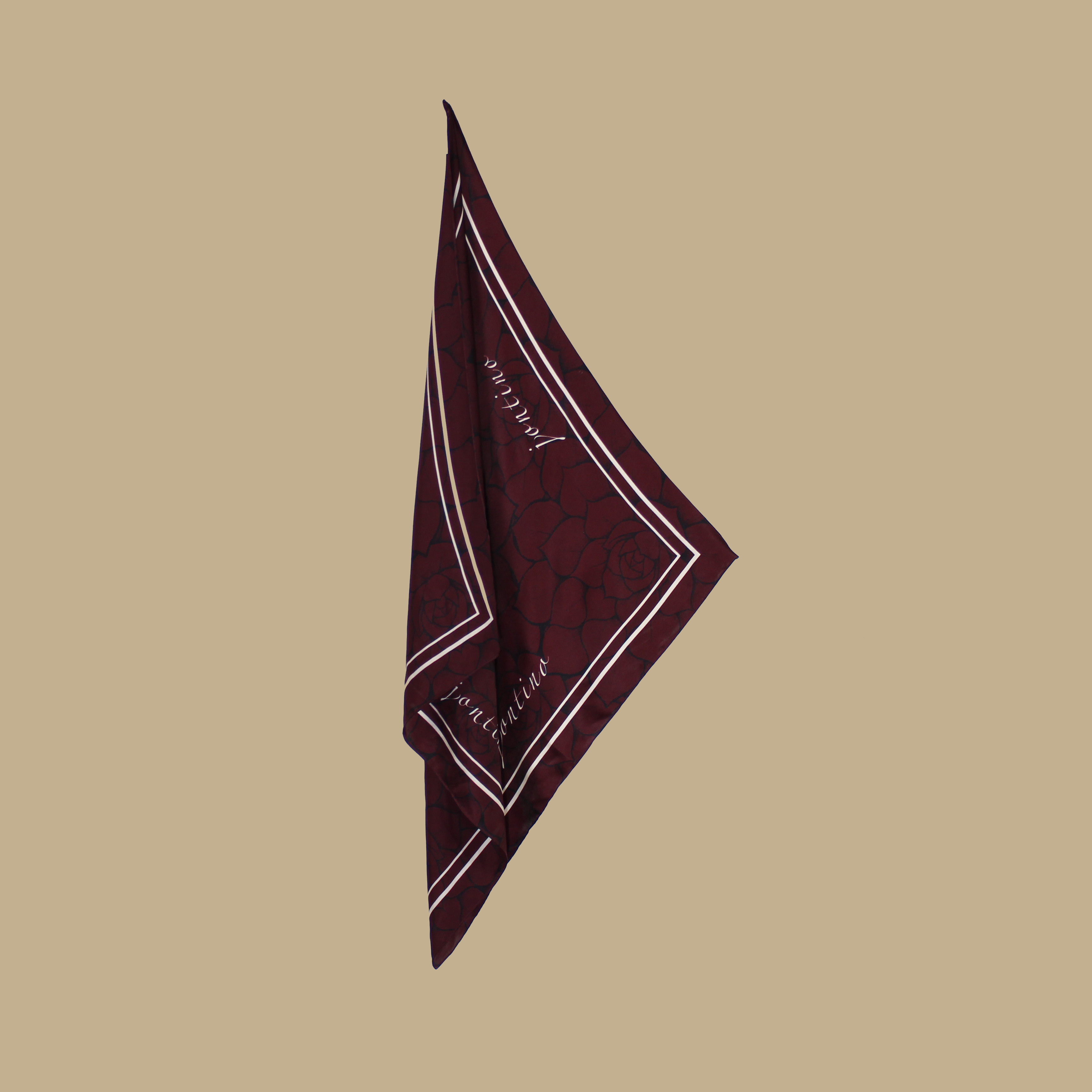 silva red ⁓ mulberry silk scarf
